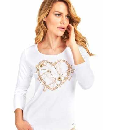 Camiseta Corazón EAN13 Mujer