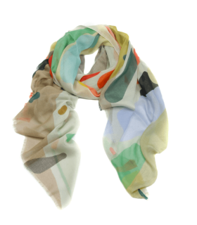 Fular Estampado Abstracto Noga Mujer