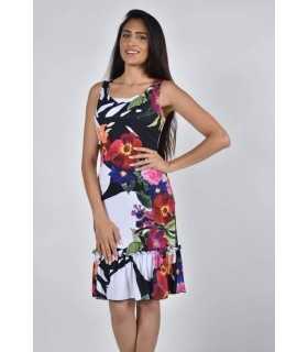 Vestido Estampado Flores Frank Lyman Mujer