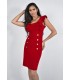Vestido Rojo Frank Lyman Mujer