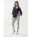 Pantalón Estampado Postal Joseph Ribkoff Mujer