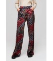 Pantalón Estampado Terciopelo Aldo Martins Mujer
