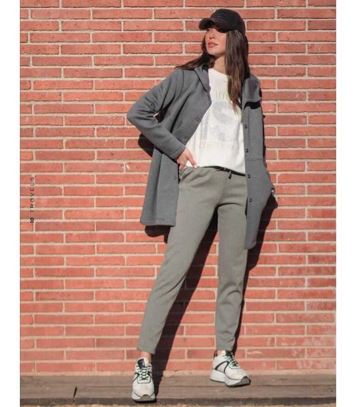 Chaqueta Neopreno Negra Trovels Mujer