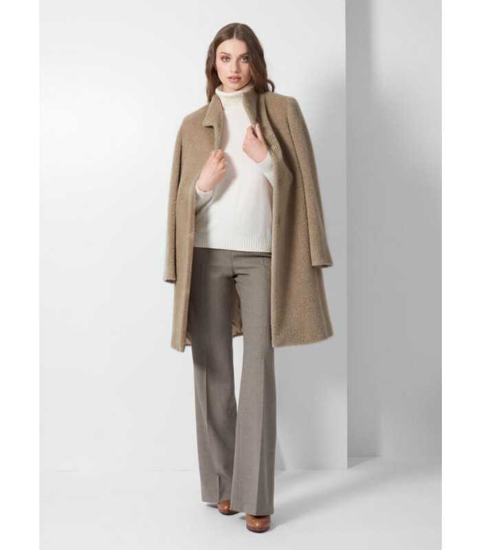 Abrigo Lana Arena Cinzia Rocca Mujer
