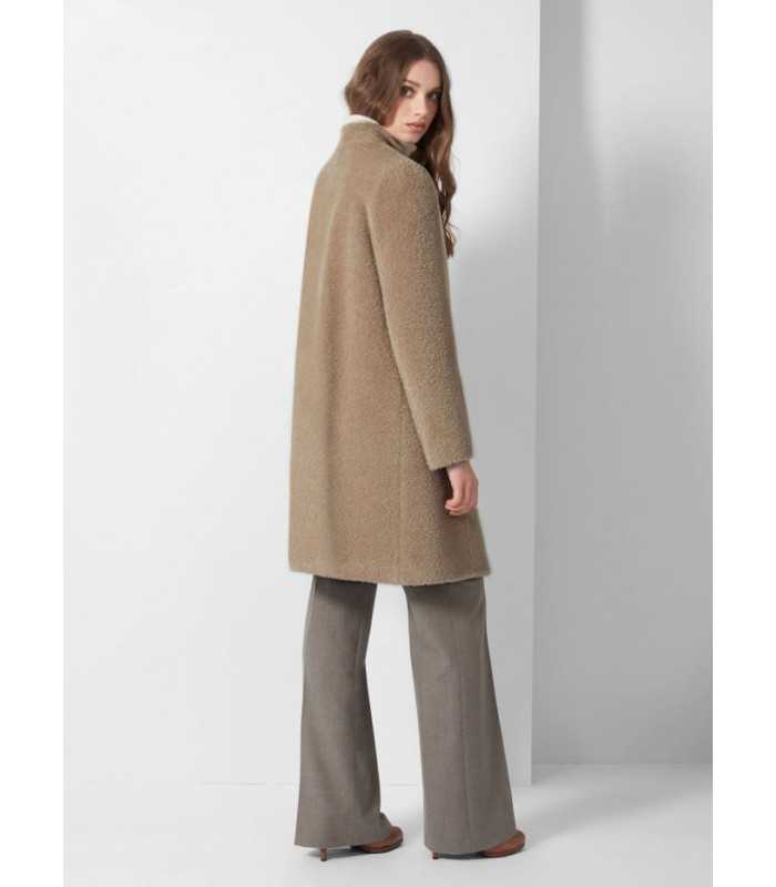 Abrigo Lana Arena Cinzia Rocca Mujer