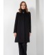 Abrigo Negro Cashmere Cinzia Rocca Mujer
