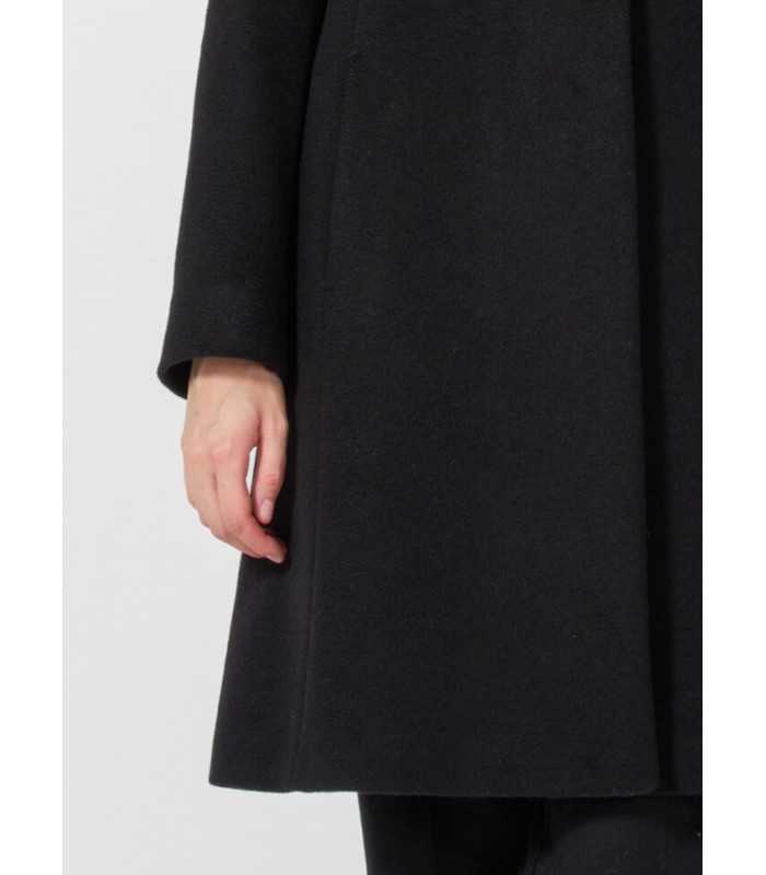 Abrigo Negro Cashmere Cinzia Rocca Mujer