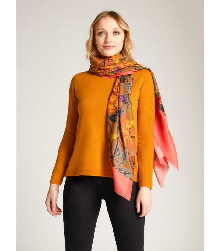 Chal Estampado Naranjas Elena Miro Mujer