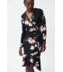 Vestido Negro Flores Joseph Ribkoff Mujer