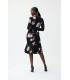 Vestido Negro Flores Joseph Ribkoff Mujer