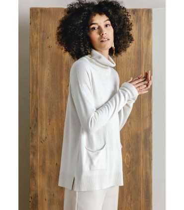 Suéter Cuello Cisne Maria Bellentani Mujer