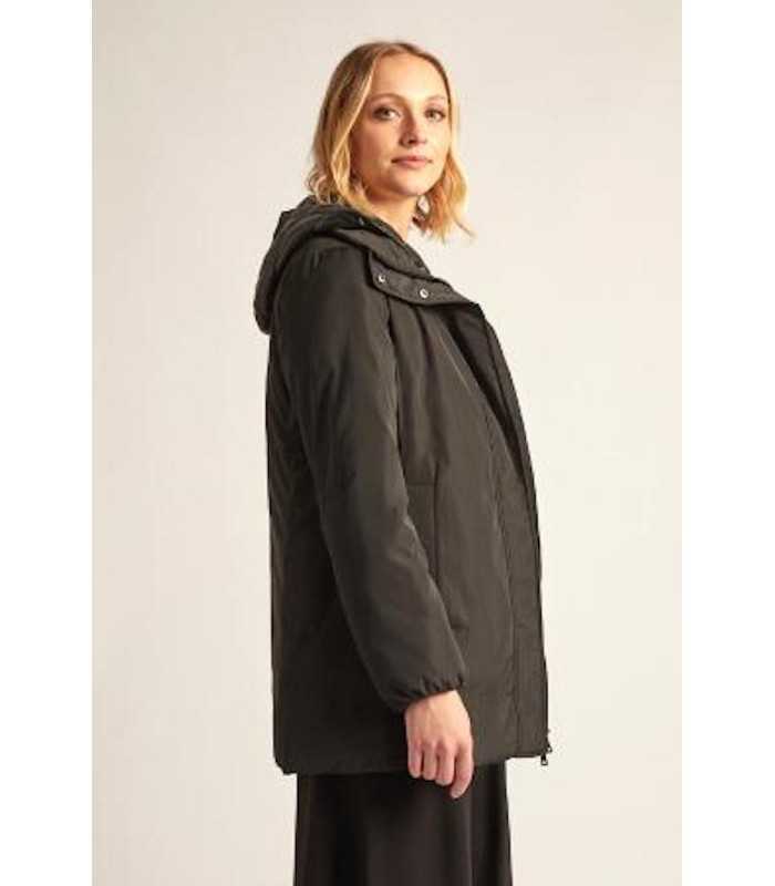 Parka Negra Básica Elena Miro Mujer