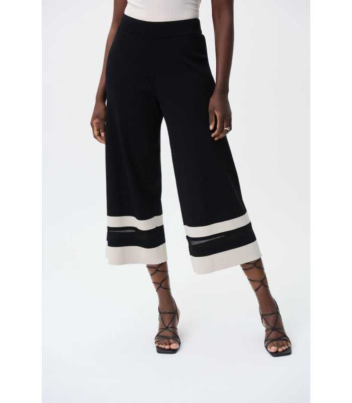 Pantalón Negro Rayas Joseph Ribkoff Mujer
