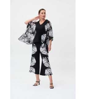 Pantalón Cropped Estampado Joseph Ribkoff Mujer
