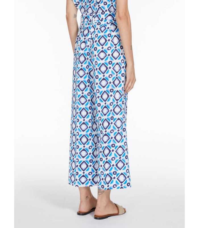 Pantalón Estampado Azules Marella Mujer