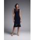 Vestido Negro Encaje Joseph Ribkoff Mujer