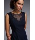 Vestido Negro Encaje Joseph Ribkoff Mujer