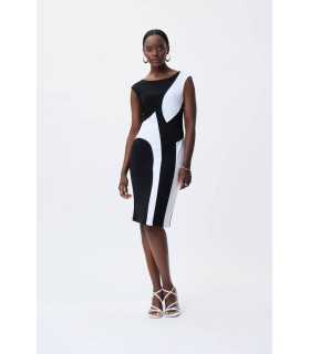 Vestido Bicolor Punto Joseph Ribkoff Mujer