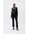 Pantalón Negro Campana Cortes Joseph Ribkoff Mujer