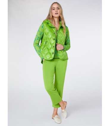 Chaleco Acolchado Verde Elena Miro Mujer