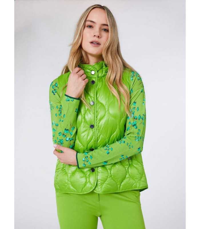 Chaleco Acolchado Verde Elena Miro Mujer