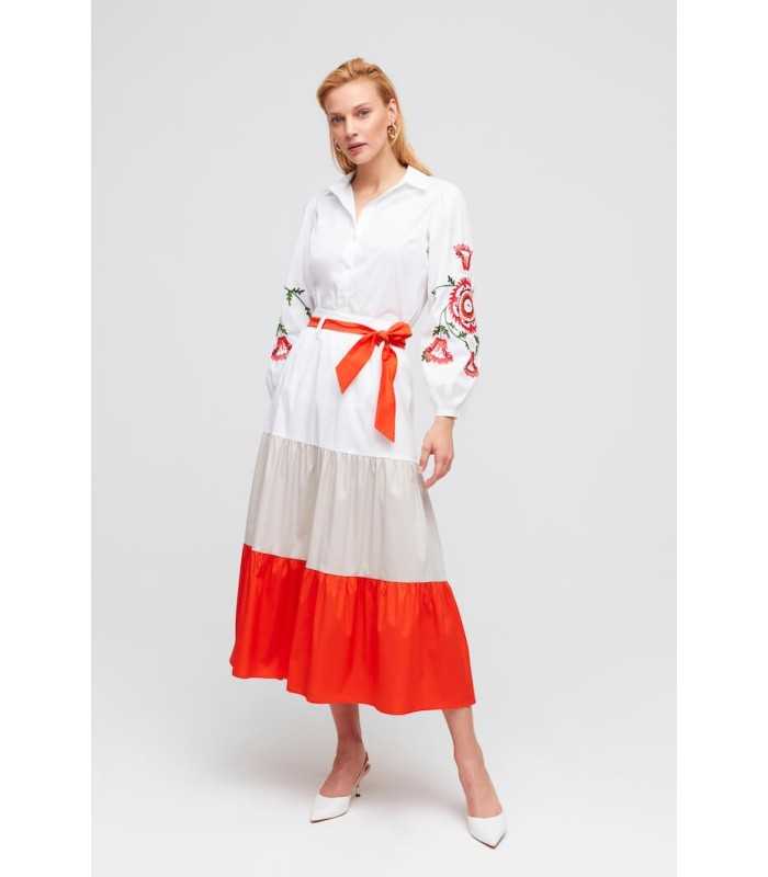 Falda Algodón Colores Luis Civit Mujer