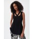 Top Negro Recortes Escote Joseph Ribkoff Mujer