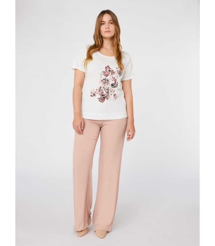 Camiseta Algodón Estampada Elena Miro Mujer