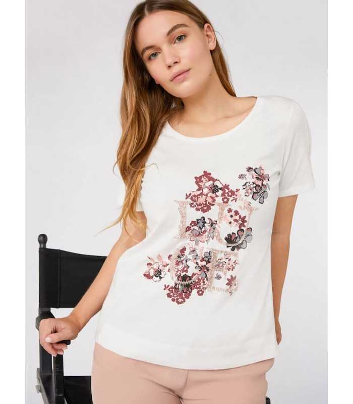 Camiseta Algodón Estampada Elena Miro Mujer