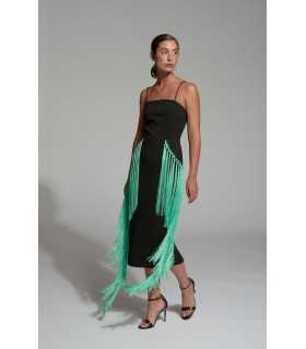 Vestido Flecos Moskada Mujer