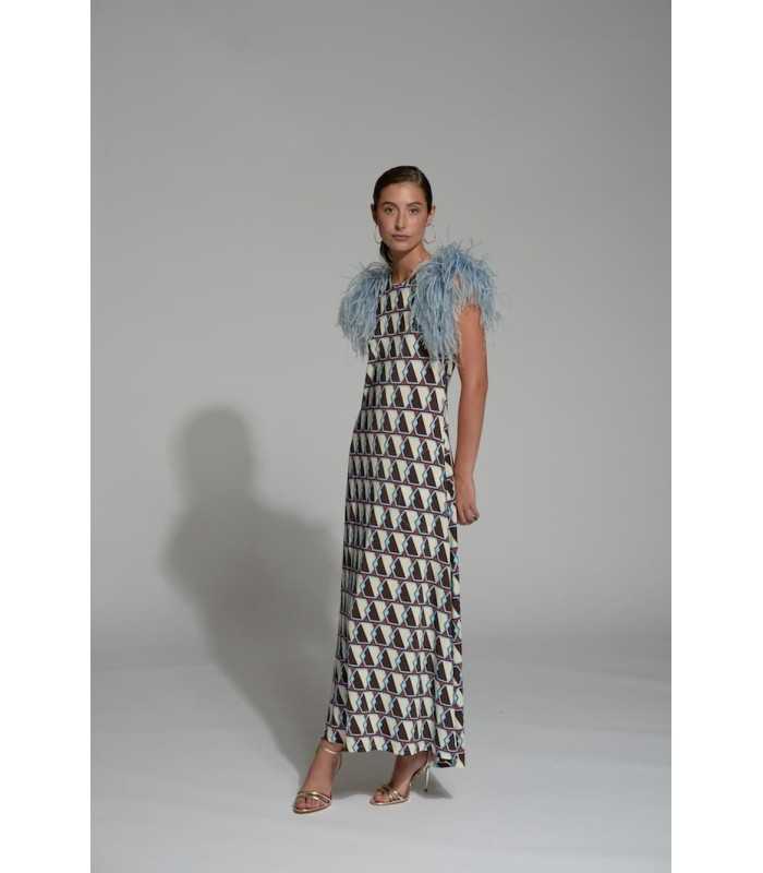 Vestido Geométrico Moskada Mujer