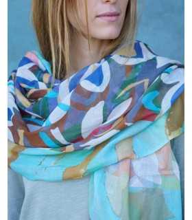 Fular Estampado Noga Mujer