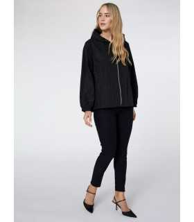 Chaqueta Negra Bordada Elena Miro Mujer