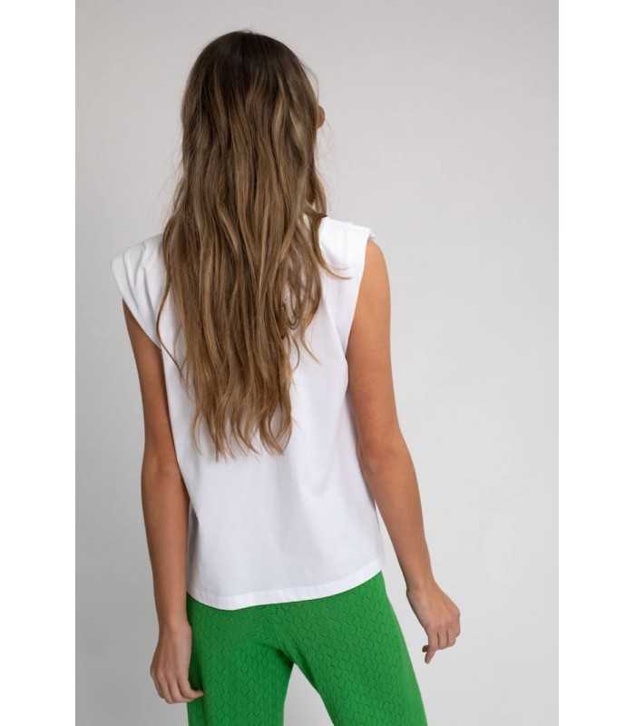 Camiseta Blanca Bronx Pisonero Mujer