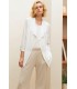 Chaqueta Blanca Cruzada Aldo Martins Mujer