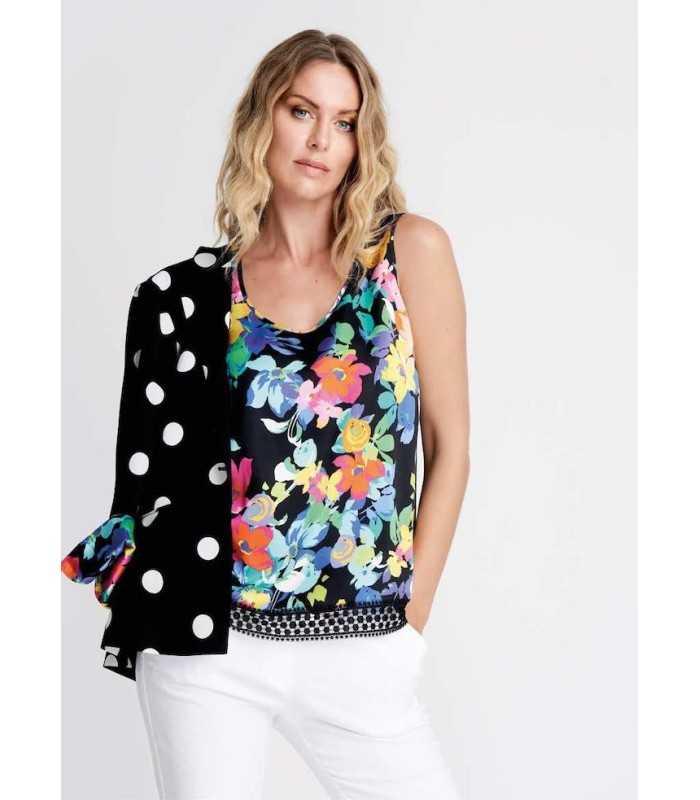 Top Estampado Lunares Piero Moretti Mujer