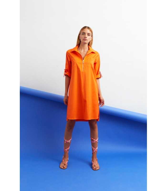 Vestido Camisero Verde Civit Mujer