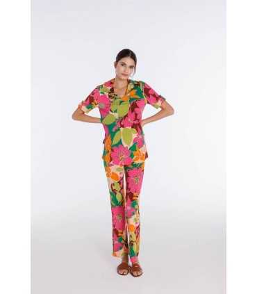 Top Estampado Floral Naulover Mujer