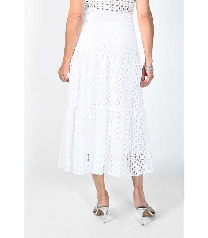 Falda Batista Perforada Frank Lyman Mujer