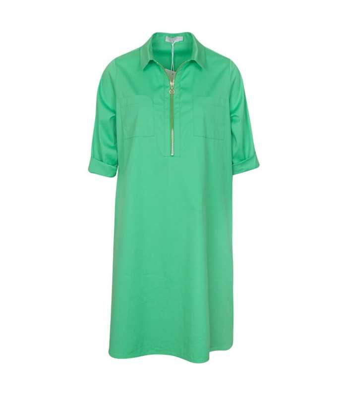 Vestido Camisero Verde Civit Mujer