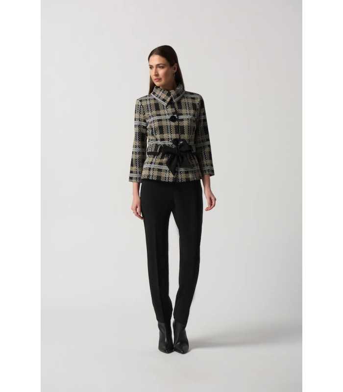 Chaqueta Cuadros Cinturón Joseph Ribkoff Mujer