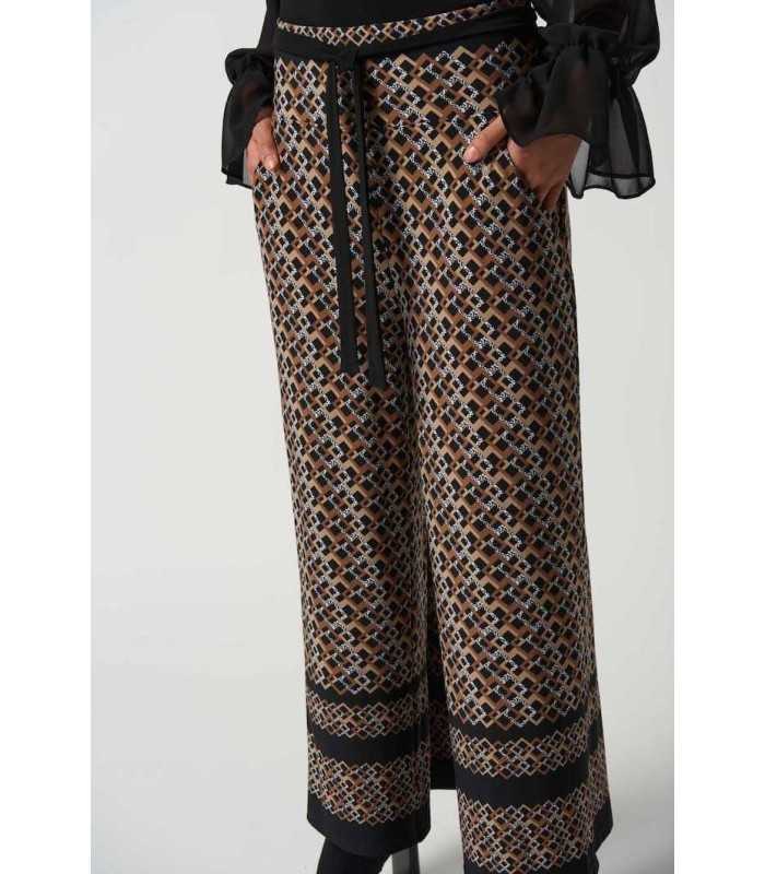 Pantalón Ancho Estampado Joseph Ribkoff Mujer