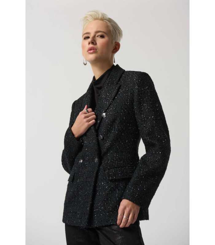 Blazer Negra Bouclé Joseph Ribkoff Mujer