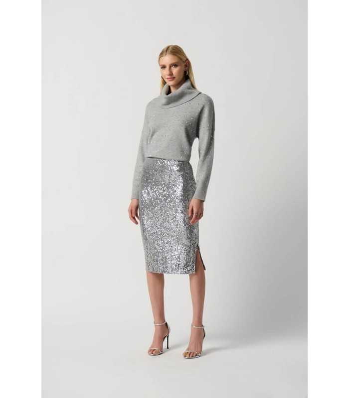 Jersey Gris Cristales Joseph Ribkoff Mujer