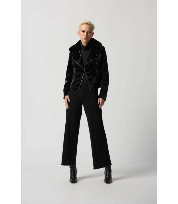 Chaqueta Motera Negra Joseph Ribkoff Mujer
