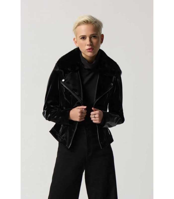 Chaqueta Motera Negra Joseph Ribkoff Mujer