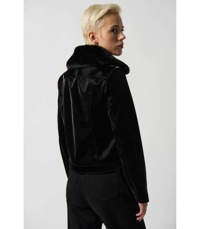 Chaqueta Motera Negra Joseph Ribkoff Mujer