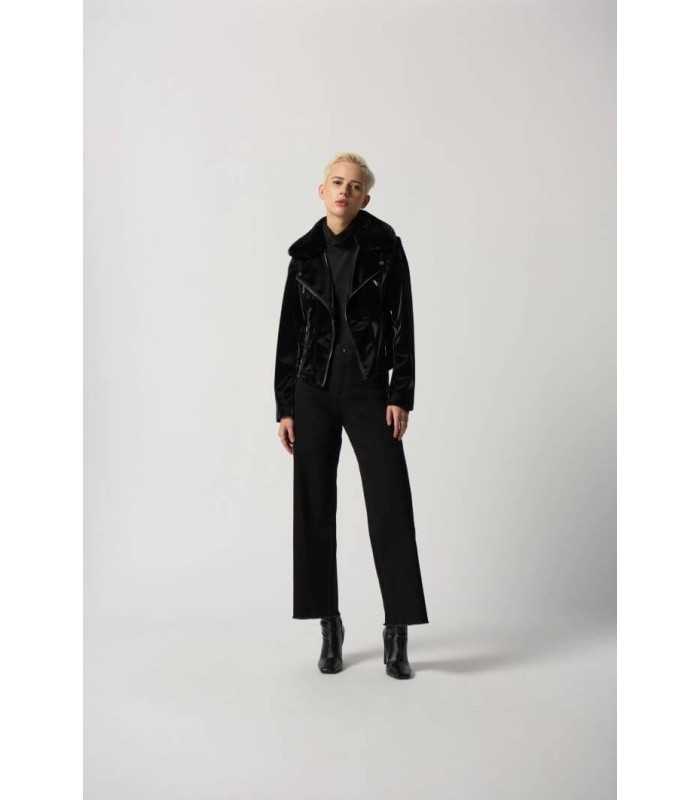 Chaqueta Motera Negra Joseph Ribkoff Mujer