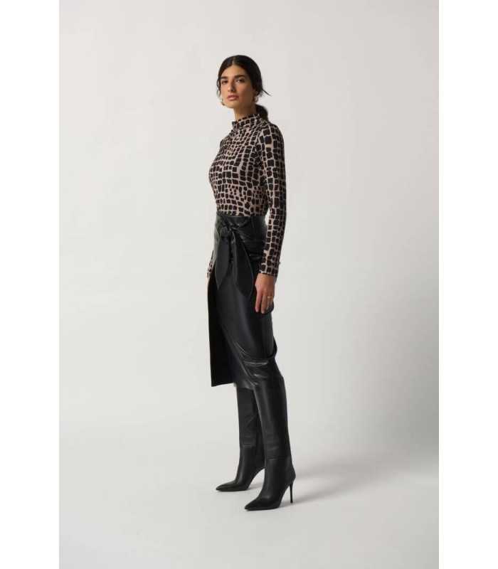 Top Ajustado Animal Print Joseph Ribkoff Mujer