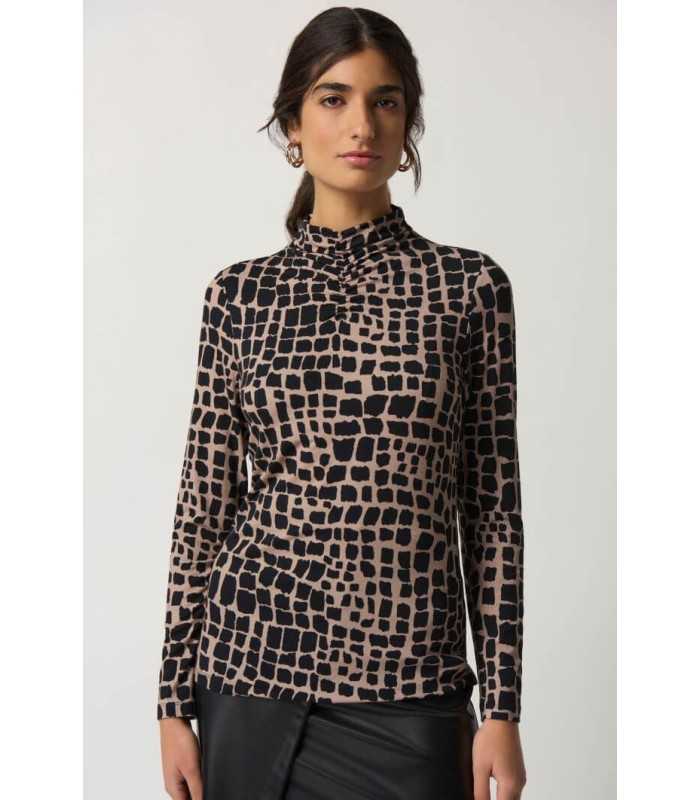 Top Ajustado Animal Print Joseph Ribkoff Mujer
